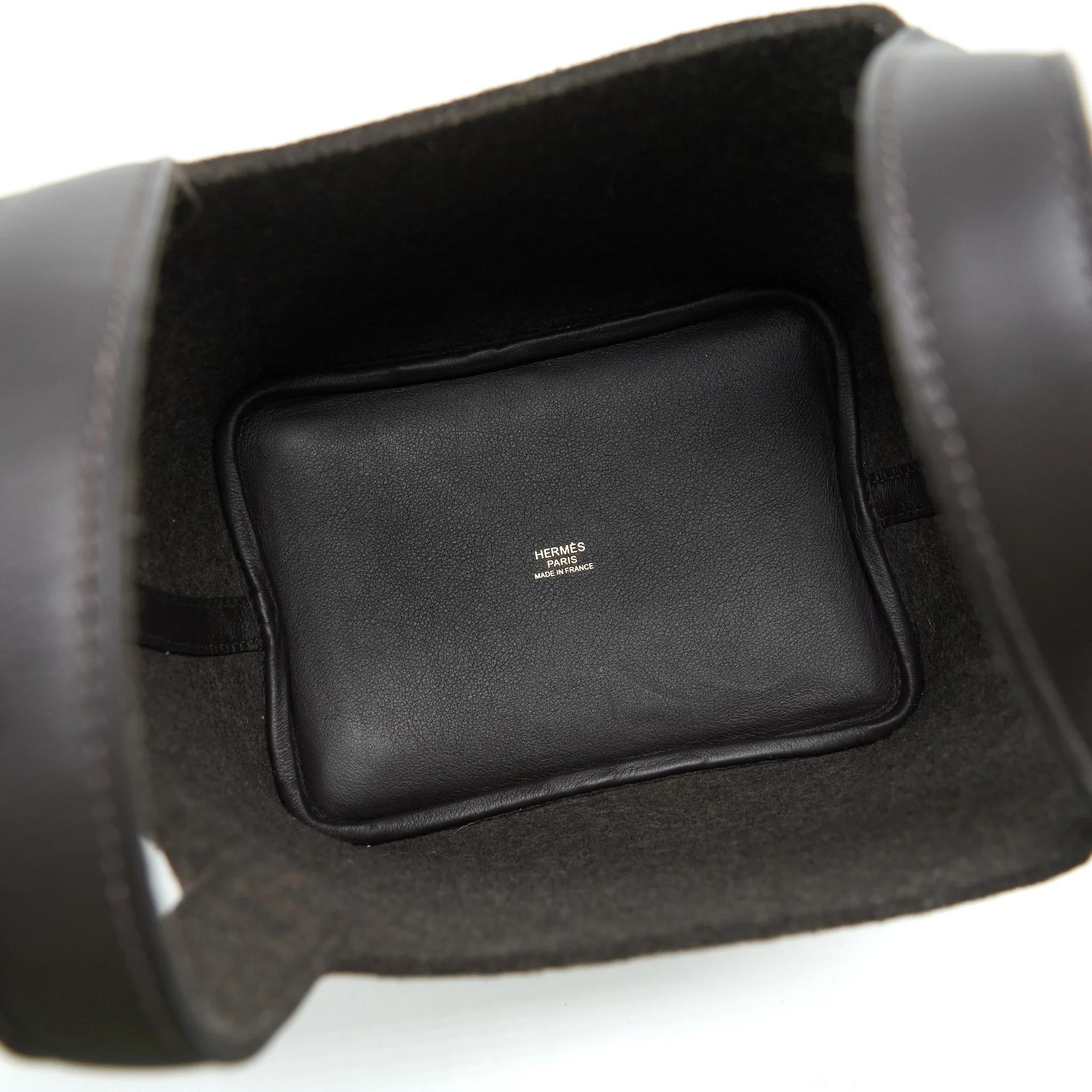 Hermes Picotin 18 Felt Lock Bag Ebene GHW Stamp Y - Image 6