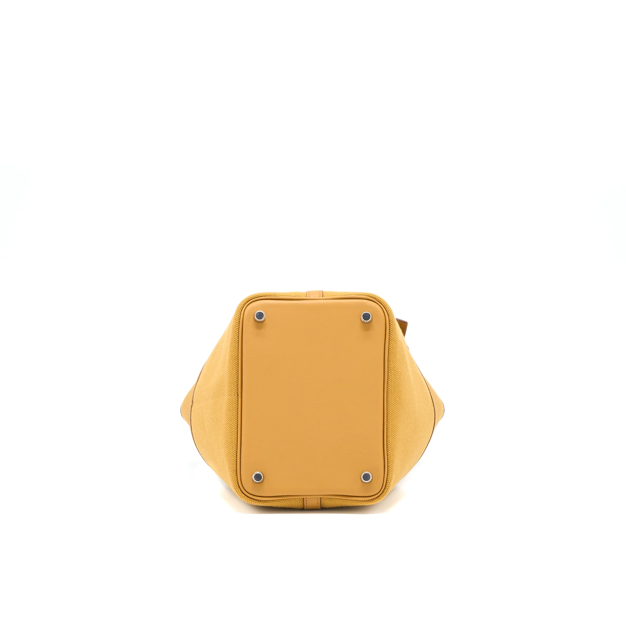 Hermes Picotin Cargo 18 Swift/Toile Canvas Sesame SHW Stamp U - Image 5