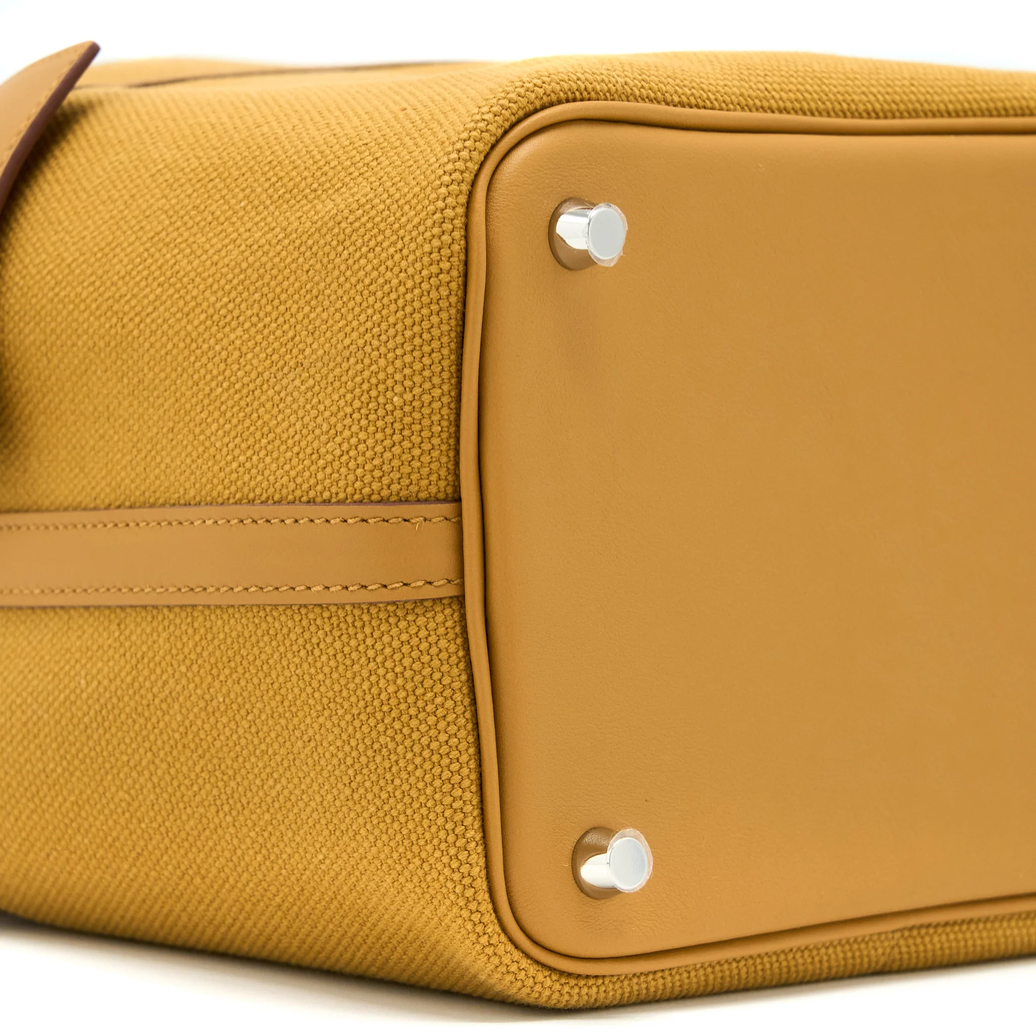 Hermes Picotin Cargo 18 Swift/Toile Canvas Sesame SHW Stamp U - Image 8