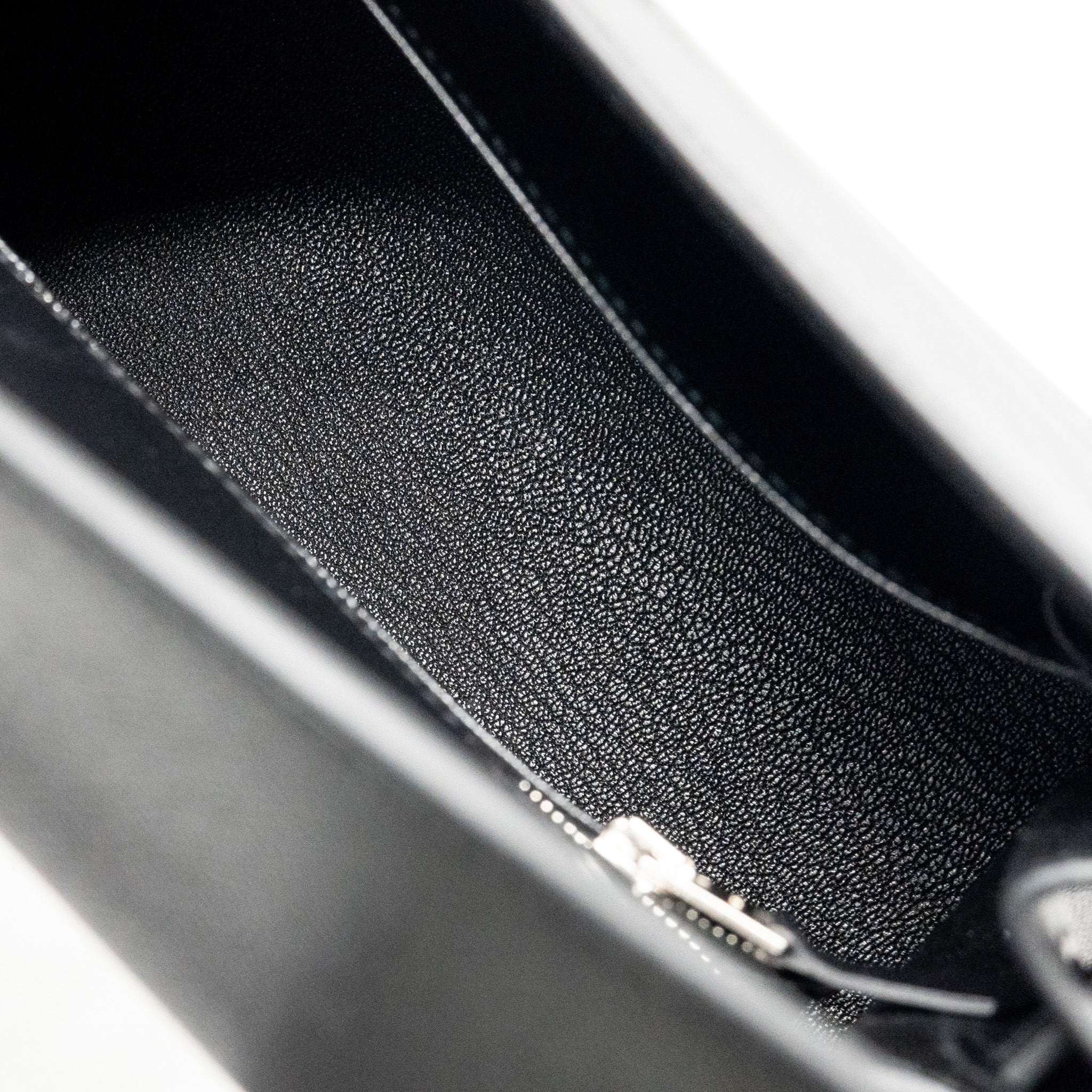 Hermes Touch Kelly 25 Madame / Crocodile Niloticus Black SHW Stamp U - Image 17