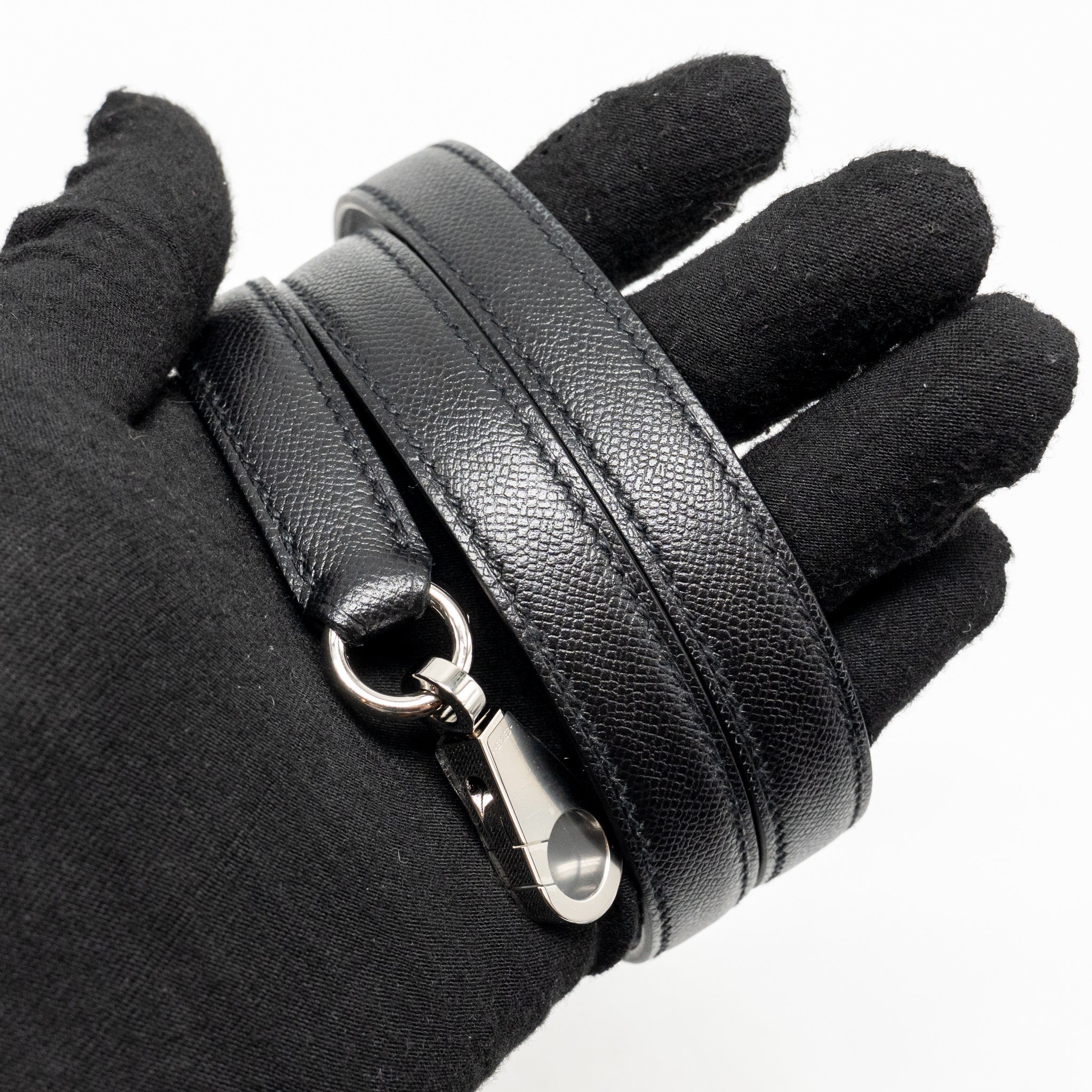 Hermes Touch Kelly 25 Madame / Crocodile Niloticus Black SHW Stamp U - Image 19