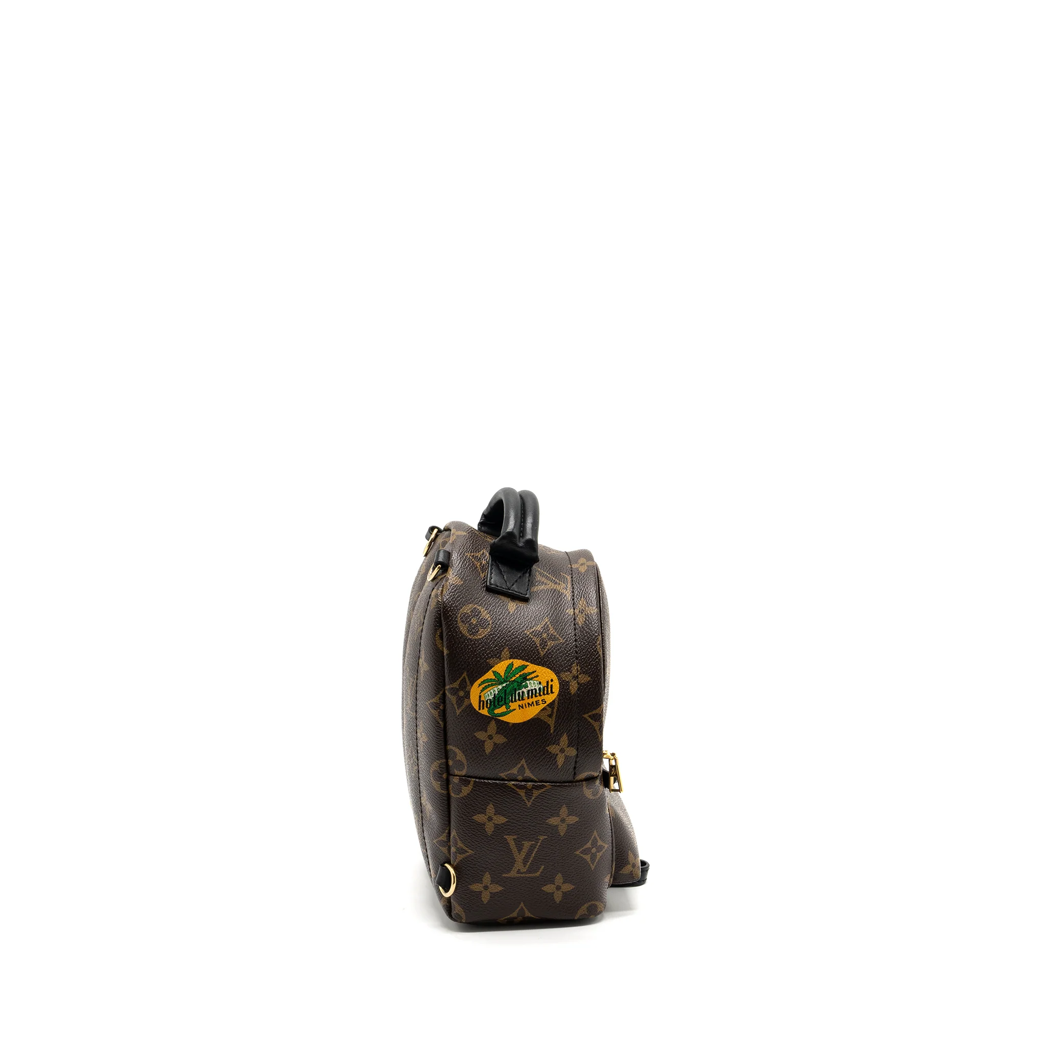 Louis Vuitton Mini Palm Spring Backpack Limited Edition Monogram Canvas/multicolour GHW - Image 4