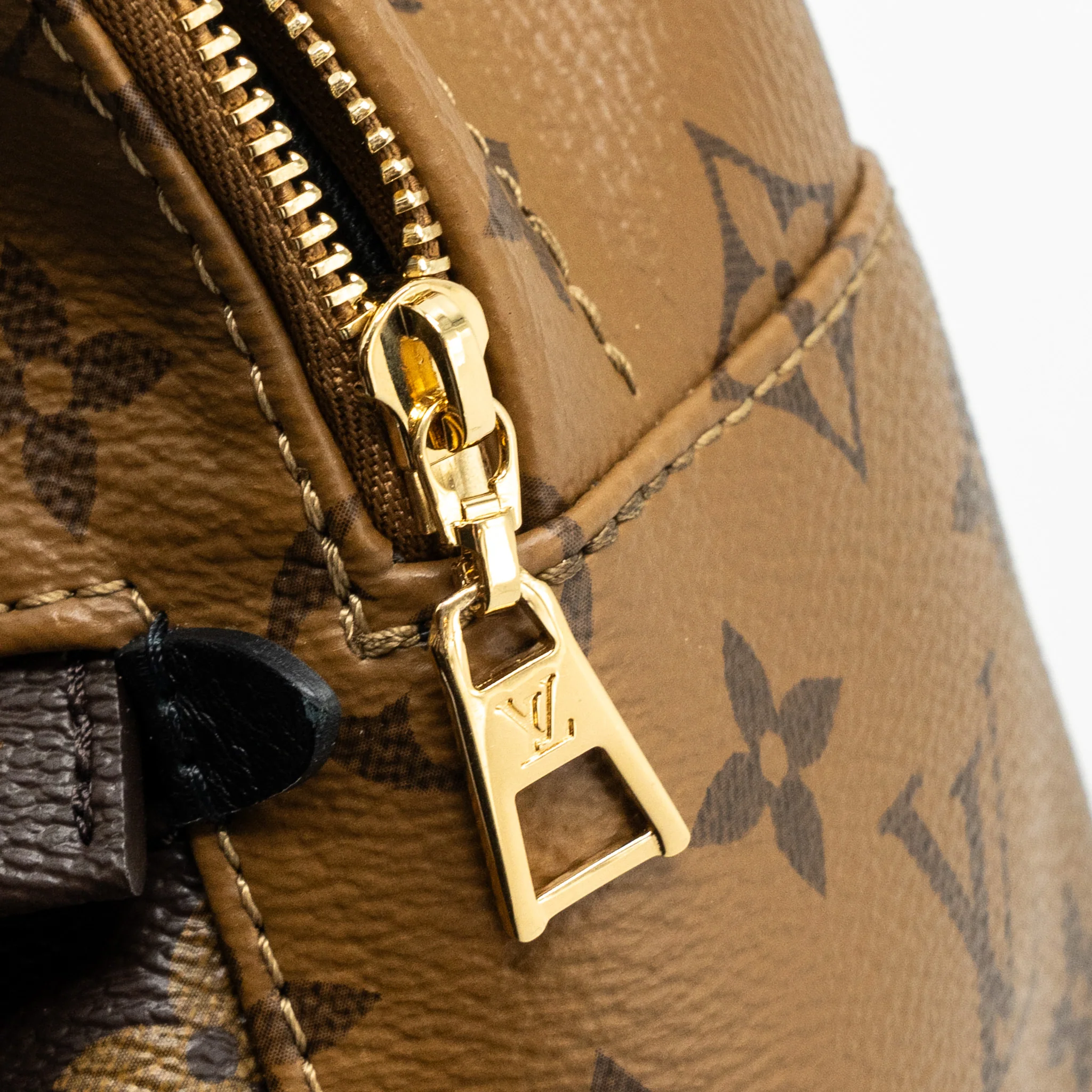 Louis Vuitton Mini Palm Spring Backpack Reverse Monogram Canvas GHW - Image 12