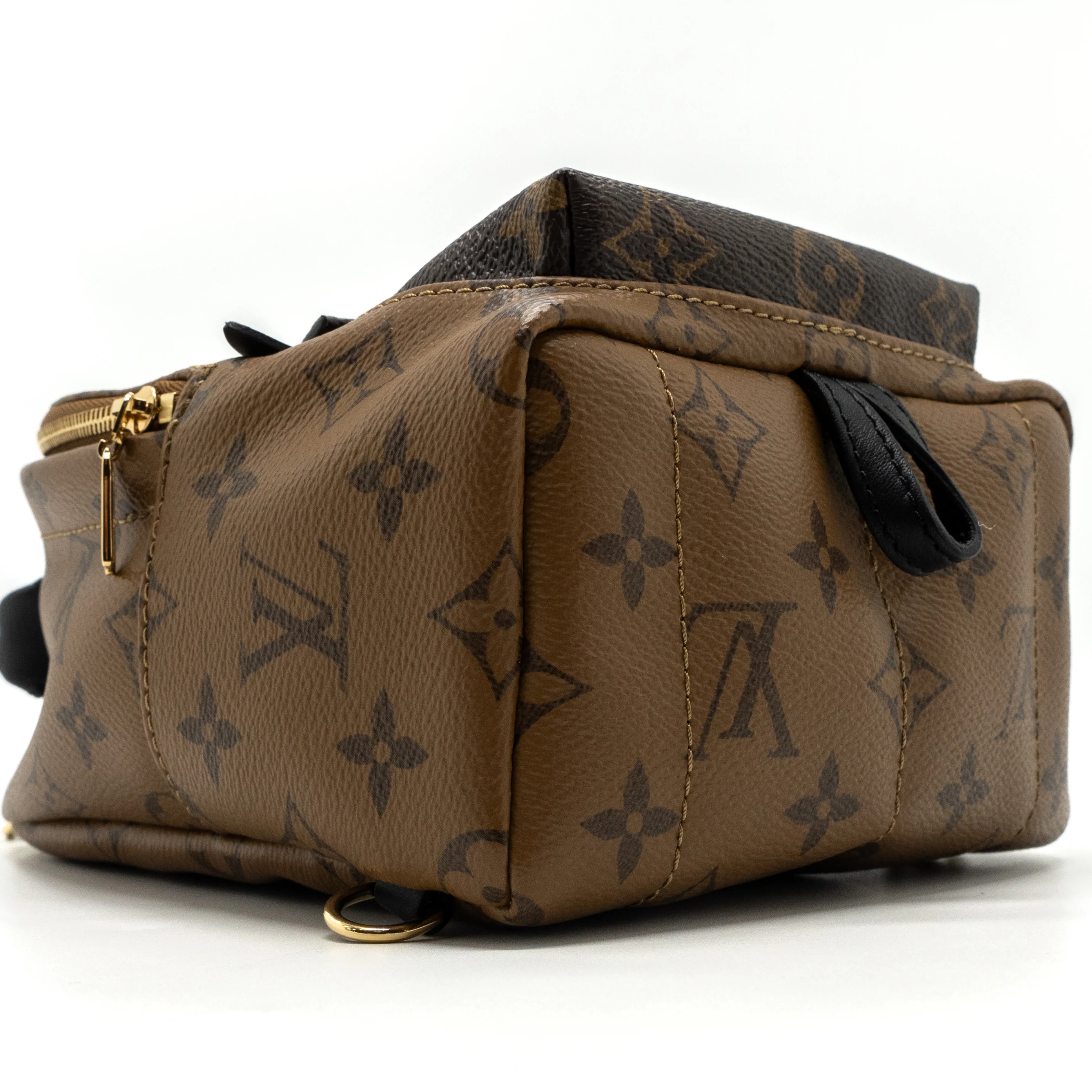 Louis Vuitton Mini Palm Spring Backpack Reverse Monogram Canvas GHW - Image 7