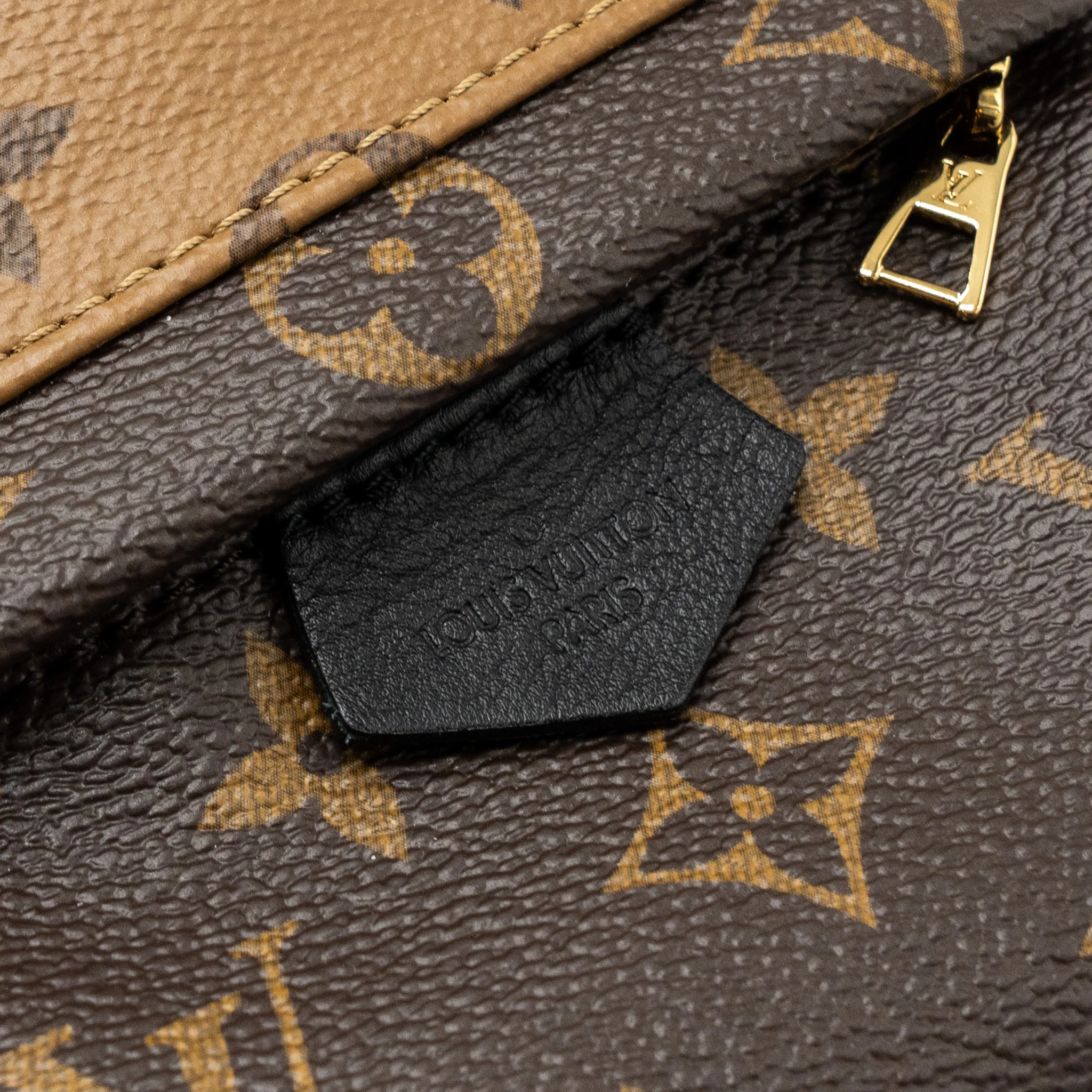 Louis Vuitton Mini Palm Spring Backpack Reverse Monogram Canvas GHW - Image 9