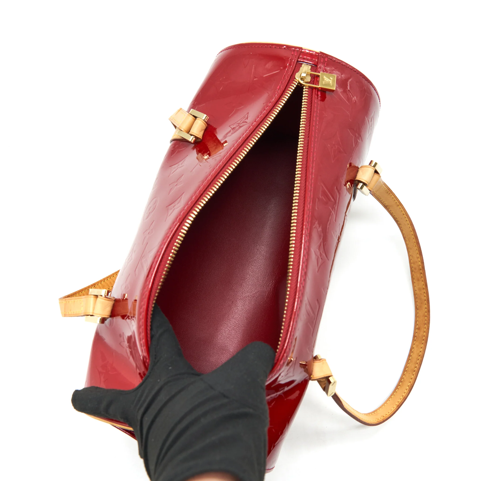 Louis Vuitton Vintage vernis Papillon bag Red - Image 6