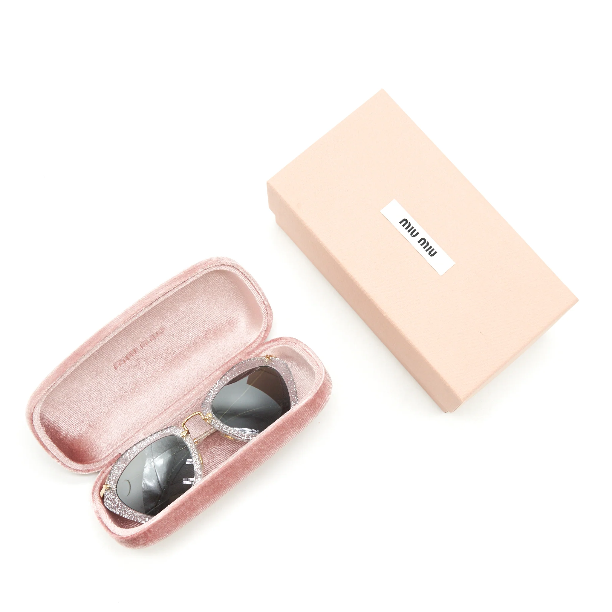 Miumiu silver tone sunglasses - Image 5