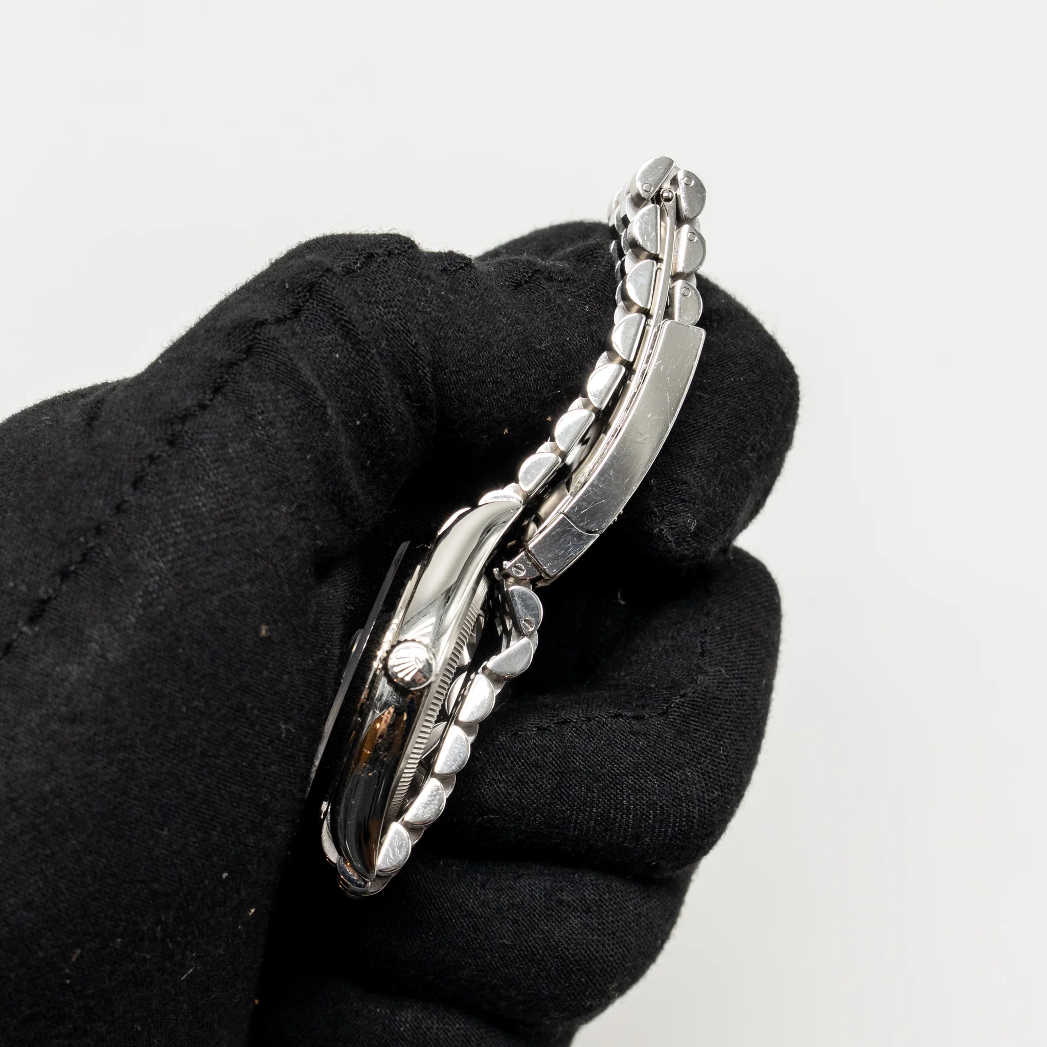 Rolex Datejust 36 Oyster Perpetual Oystersteel/White Gold, Bright Black Set with Diamonds Dial, Jubilee Bracelet, Model 126234-0027 - Image 9