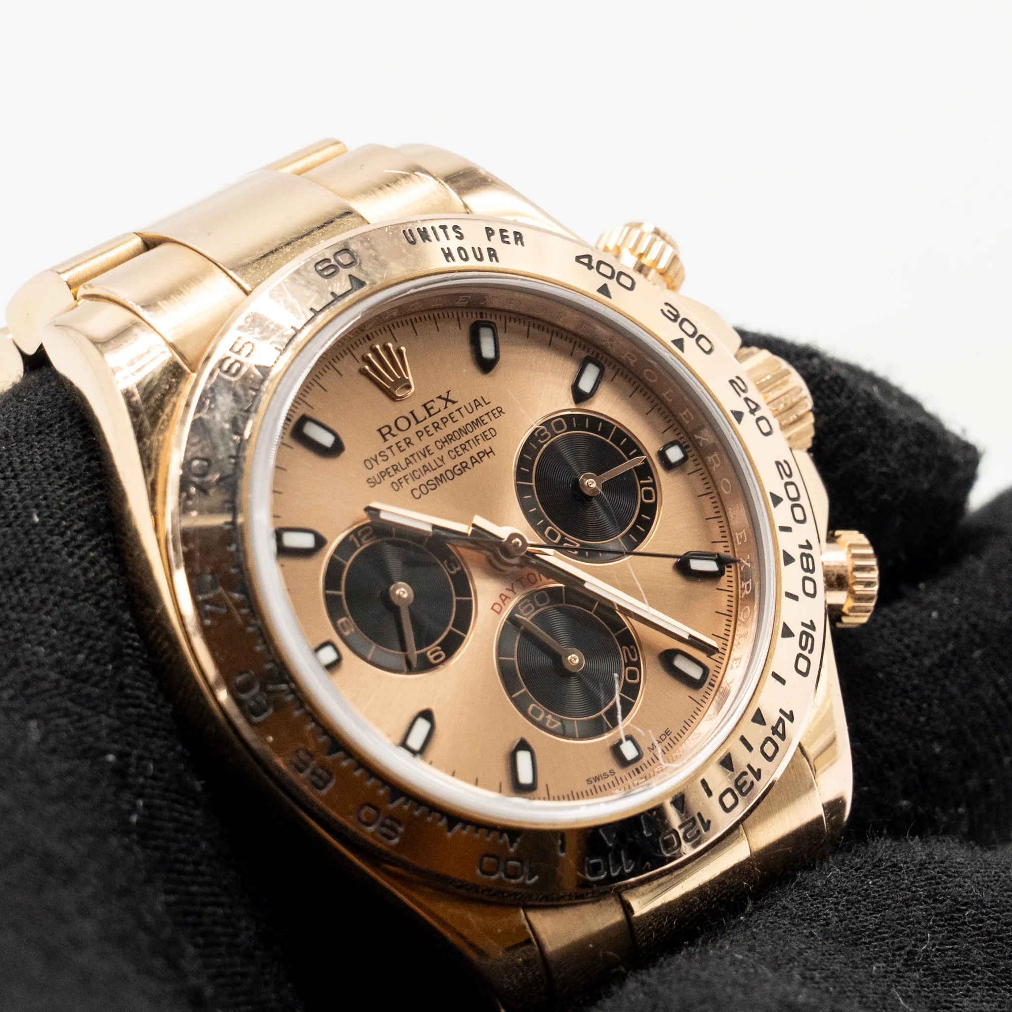 Rolex Daytona 40mm 18K rose gold sundust dial model: 116505 - Image 6